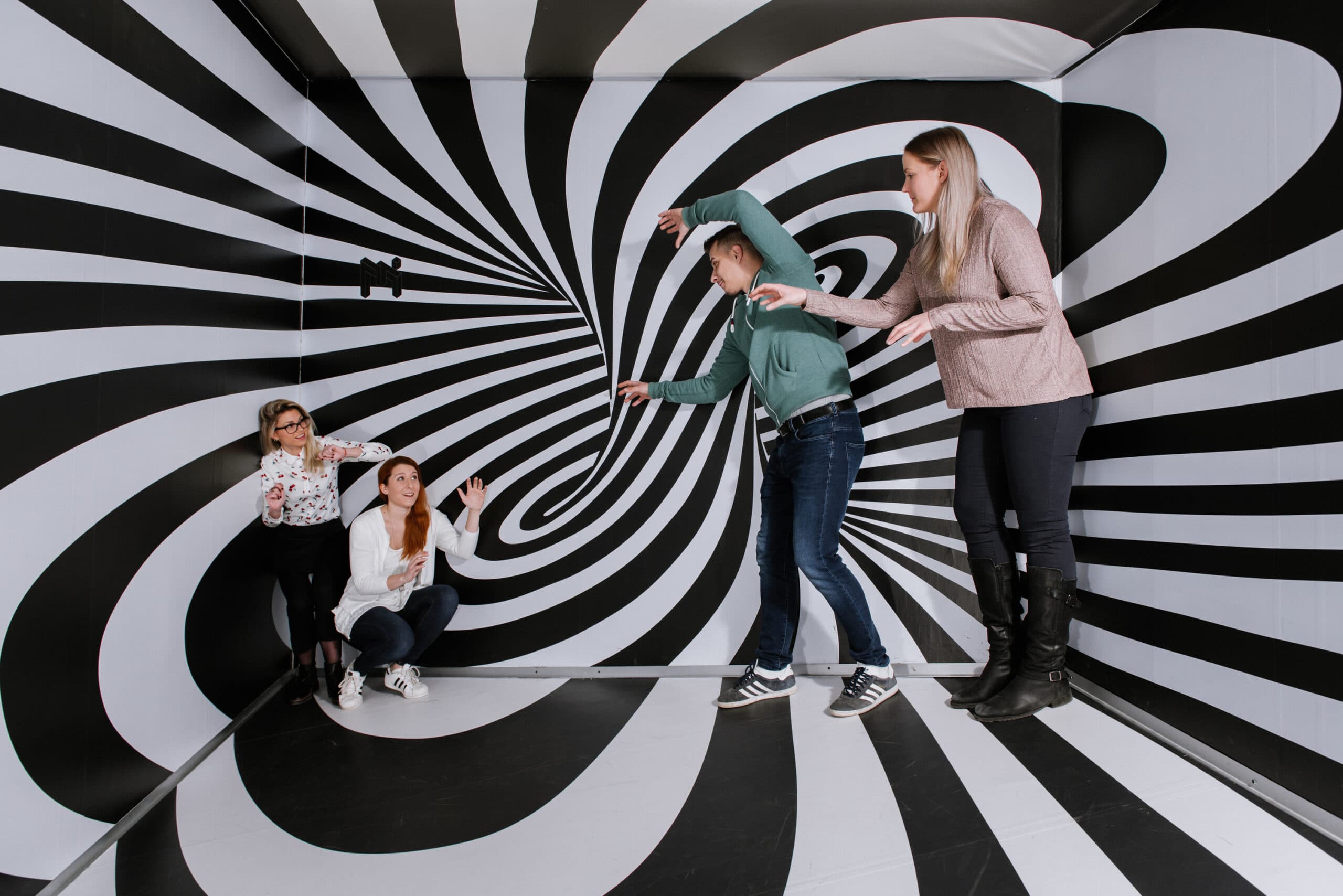 Optical Illusions and Interactive Mind Games